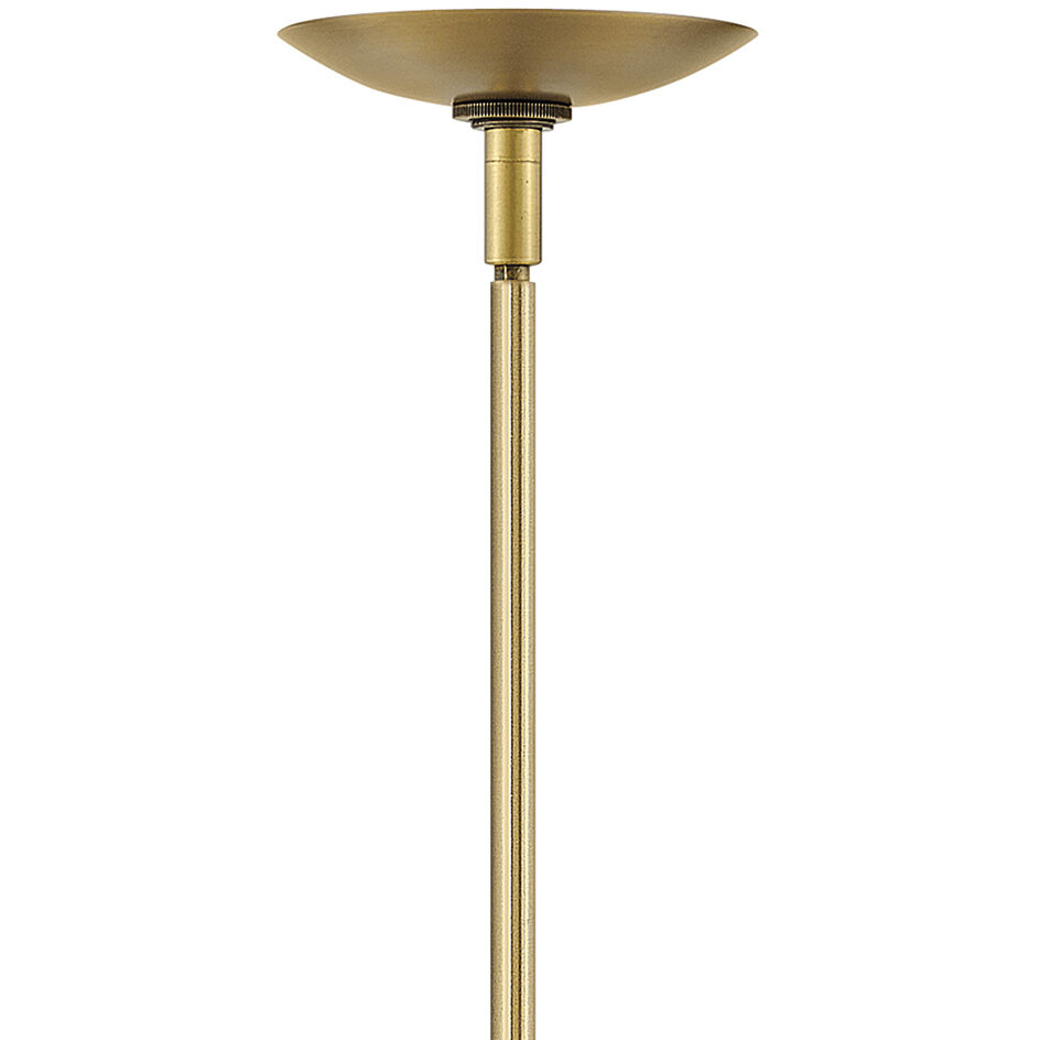 Warby 1 Light 13.5 inch Heritage Brass Indoor Chandelier Ceiling Light in White