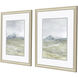 Landscapes Blue and Green and Gray and Neutral Framed Art