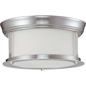 Sonna 2 Light 10.75 inch Brushed Nickel Flush Mount Ceiling Light