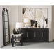 Arched Pier 81.5 X 29.25 inch Black with Clear Wall Mirror