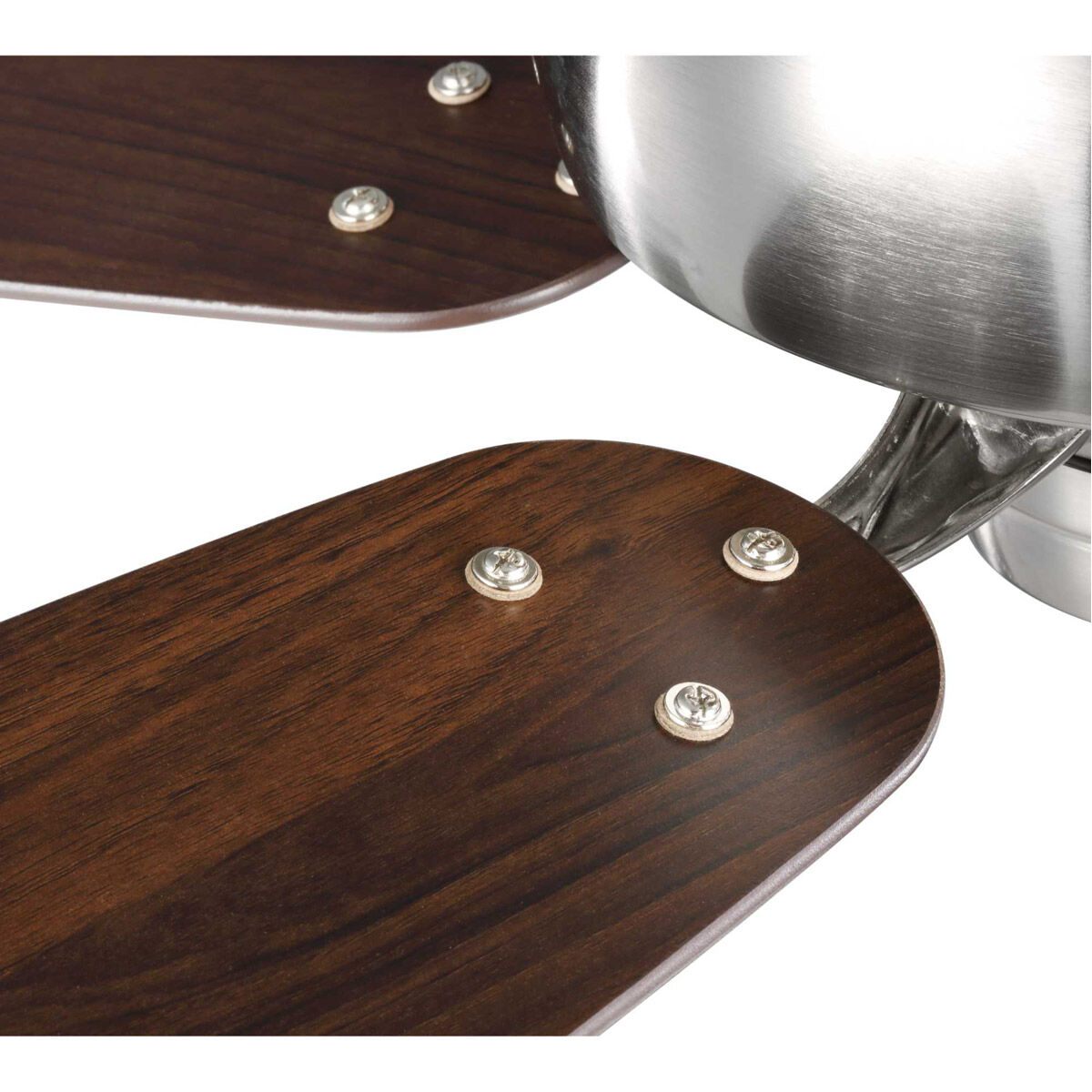 Edgefield 52 inch Brushed Nickel with Cherry/American Walnut Blades Ceiling Fan