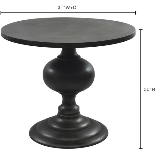 Lexie 35 X 35 inch Black Dining Table 