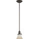 Harmony 1 Light 7 inch Aged Bronze Mini Pendant Ceiling Light