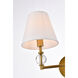 Bethany 2 Light 17 inch Brass Bath Sconce Wall Light