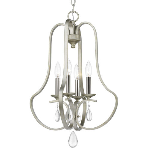 Anjoux 4 Light 16 inch Silver Ridge Foyer Pendant Ceiling Light