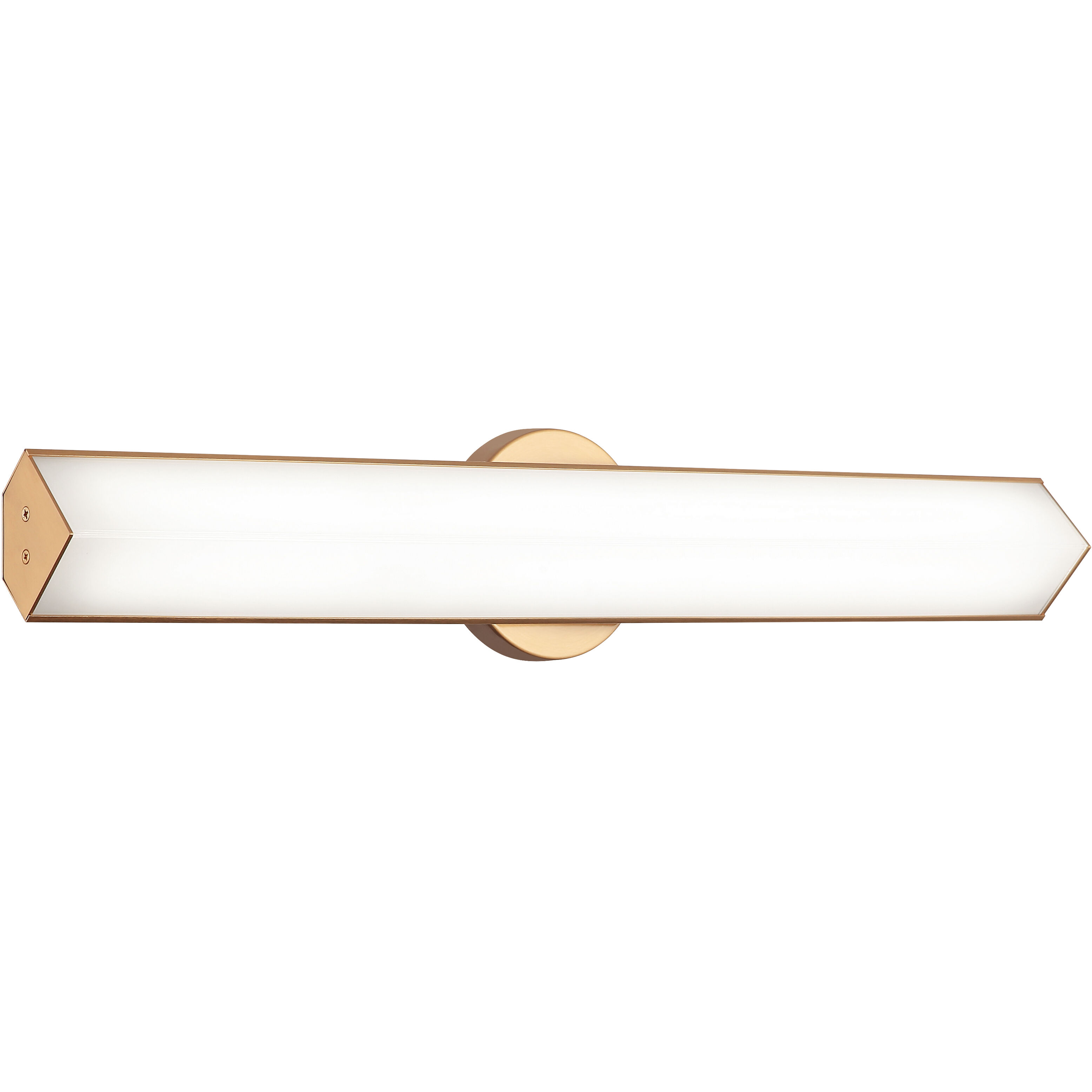 Jade LED 24 inch Aged Gold Brass Bath Vanity Light Wall Light