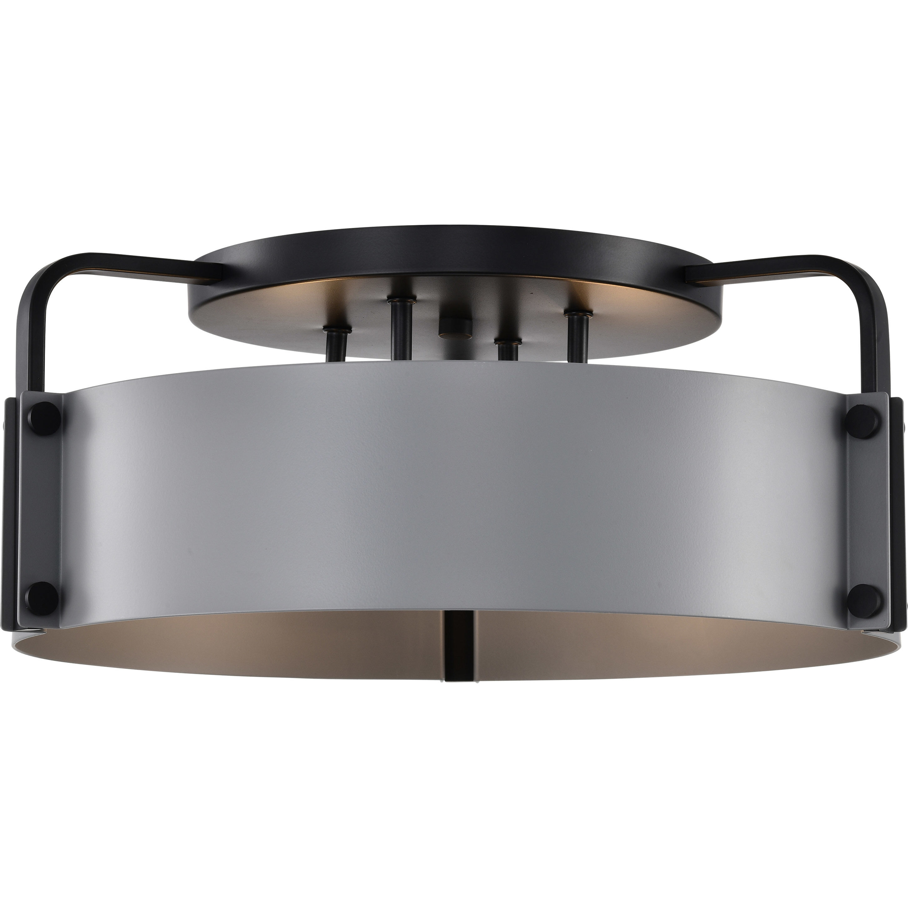 Altos 4 Light 18 inch Matte Gray Semi Flush Mount Ceiling Light