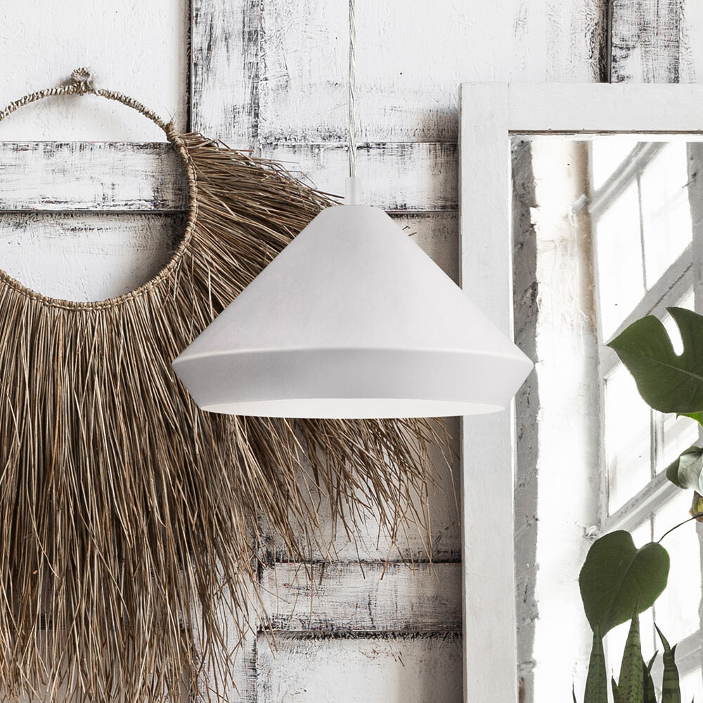 Byck 1 Light 16 inch Matte White Pendant Ceiling Light