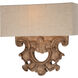 Abbott Place 2 Light 12 inch Classic Oak Patina ADA Wall Sconce Wall Light