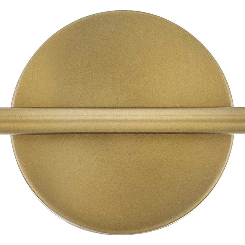 Vera LED 15 inch Lacquered Brass Bath Light Wall Light