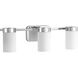 Elevate 3 Light 25 inch Polished Chrome Bath Vanity Wall Light, Design Series