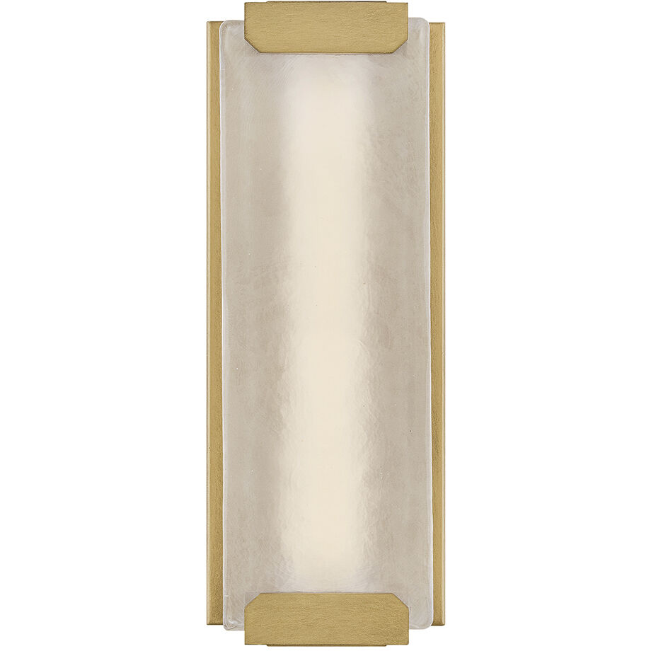 Zayde LED 16 inch Heritage Brass Outdoor Wall Mount