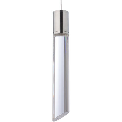 Tibor 1 Light 12 Satin Nickel Low-Voltage Pendant Ceiling Light in MonoRail