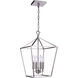 Flynt II 4 Light 12 inch Brushed Polished Nickel Foyer Light Ceiling Light