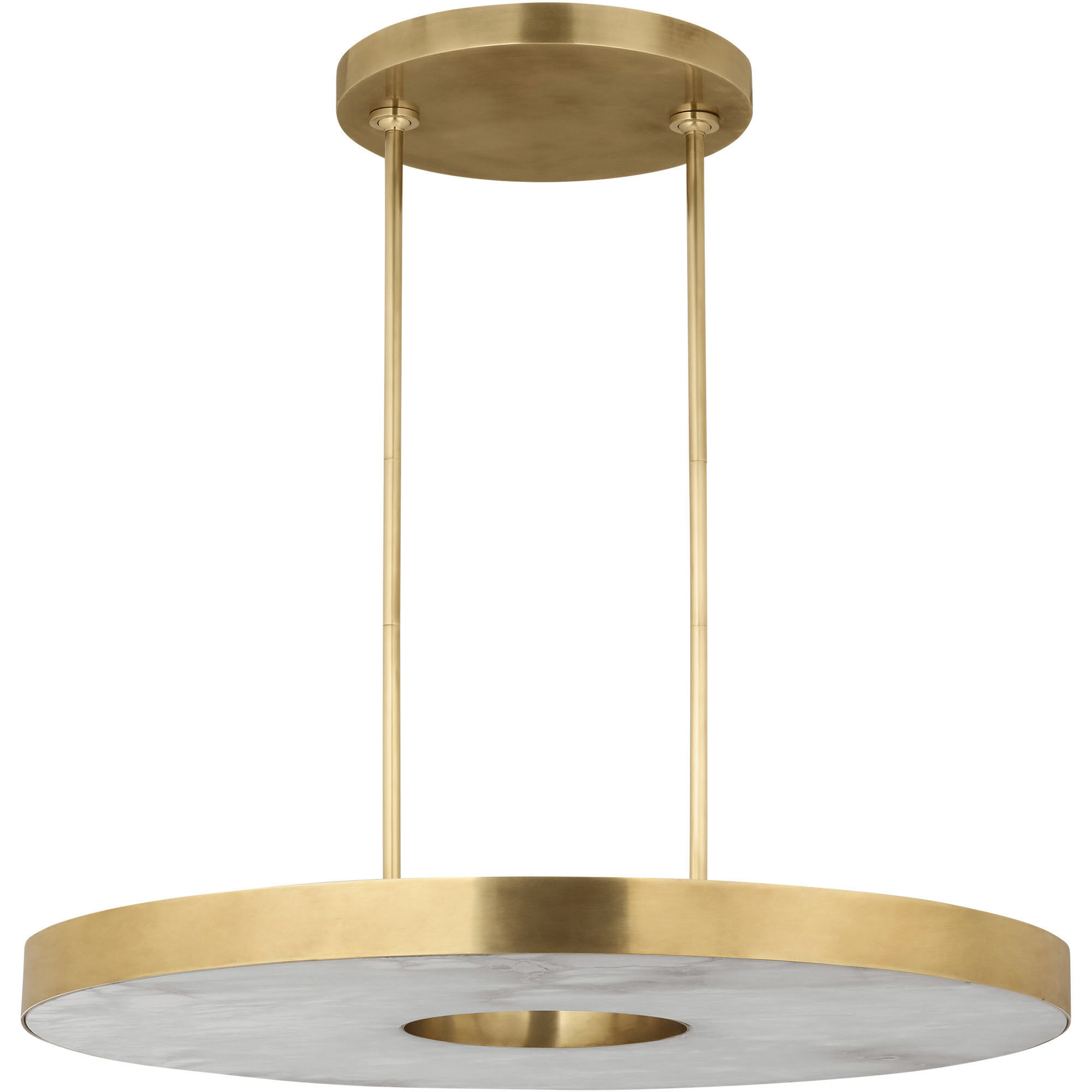 Kelly by Kelly Wearstler Wyllis LED 36 inch Hand Rubbed Antique Brass Chandelier Ceiling Light