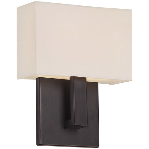 Manhattan Wall Sconce Wall Light in 7in, Brushed Bronze, dweLED