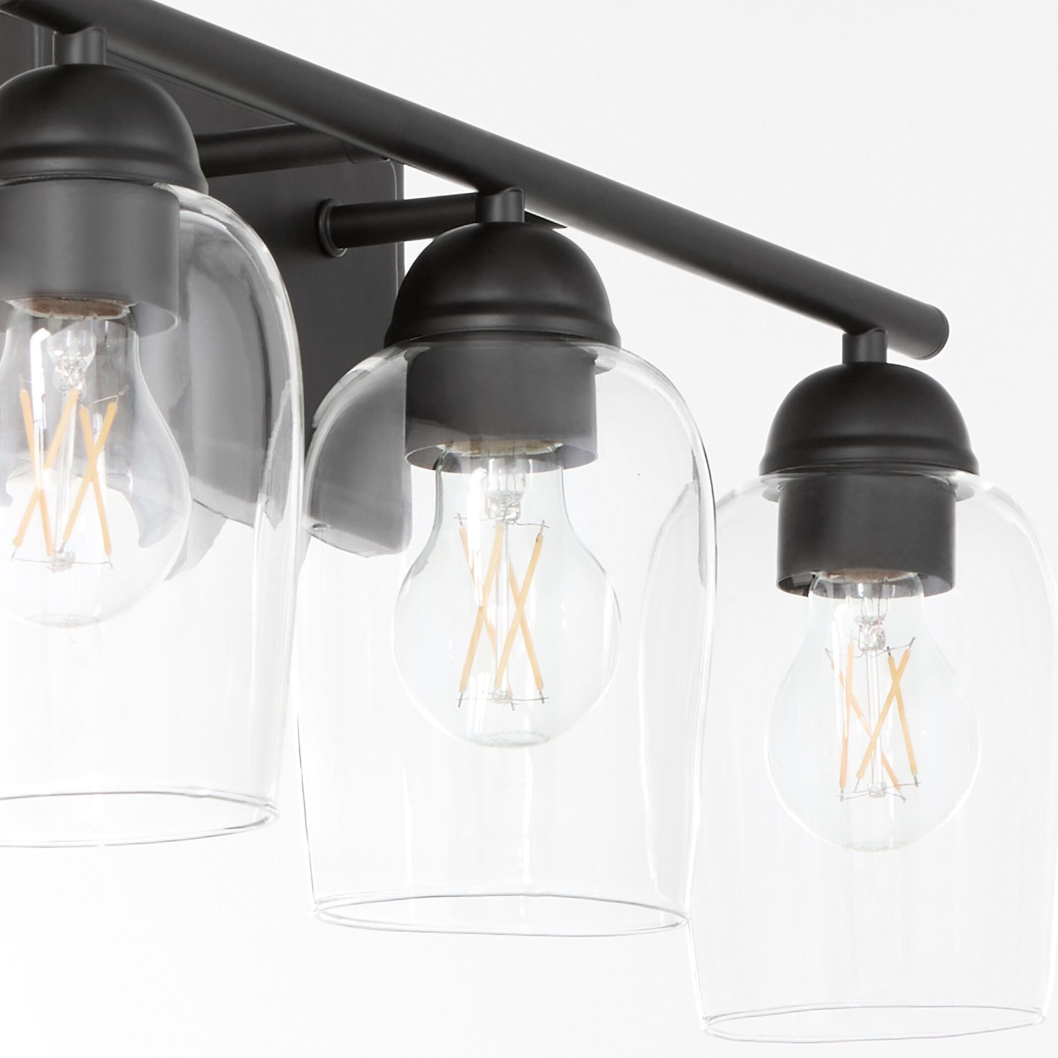 Wallinger 3 Light 21 inch Matte Black Vanity Light Wall Light