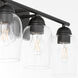 Wallinger 3 Light 21 inch Matte Black Vanity Light Wall Light