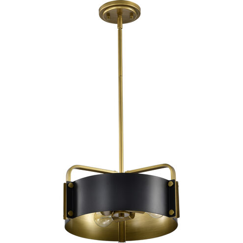 Altos 3 Light 14 inch Matte Black Pendant Ceiling Light