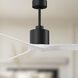 Atlas Mollywood 52 inch Matte Black with Matte White Blades Ceiling Fan, Atlas