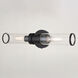 Levitt LED 19.25 inch Black Bathroom Light Wall Light