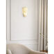 LumenAria Collection - Lumi Family 2 Light 6 inch Faux Alabaster Resin ADA Wall Sconce Wall Light in 4" D x 6" W x 13.5" H, EVOLV