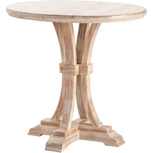 Bengal Manor 32 X 32 inch Light Brown Accent Table