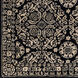 Smithsonian 156 X 108 inch Black/Khaki/Ivory Rugs, Rectangle