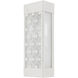 Berkeley 2 Light 17 inch Brushed Nickel Outdoor Sconce