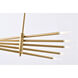 Canada LED 30 inch Gold Chandelier Ceiling Light