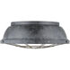 Bartlett 3 Light 16.5 inch Black Patina Flush Mount Ceiling Light, Damp