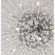 BET Series 22 Light 35 inch Chrome Chandelier Ceiling Light