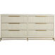 Riggs Stained Gold / Distressed Antique White Dresser