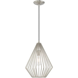 Geometric 1 Light 11.50 inch Mini Pendant