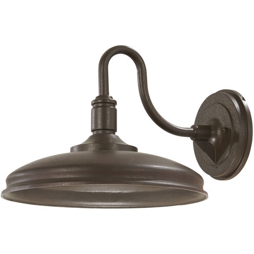 Harbison LED 10 inch Bronze/Copper Flecks Outdoor Wall Lantern, Great Outdoors