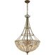 Elizabethan 8 Light 22 inch Dark Bronze Chandelier Ceiling Light