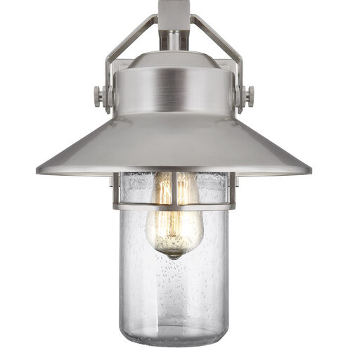 Sean Lavin Boynton 1 Light 12.88 inch Painted Brushed Steel Outdoor Wall Lantern
