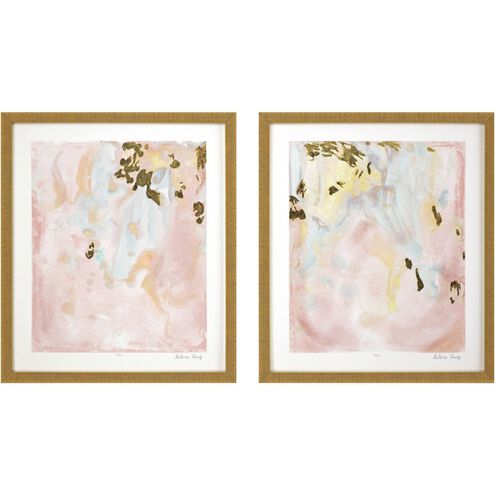 Abstract Collection Pink Framed Art