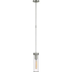 Kelly Wearstler Liaison LED 3.5 inch Polished Nickel Pendant Ceiling Light in Clear Glass