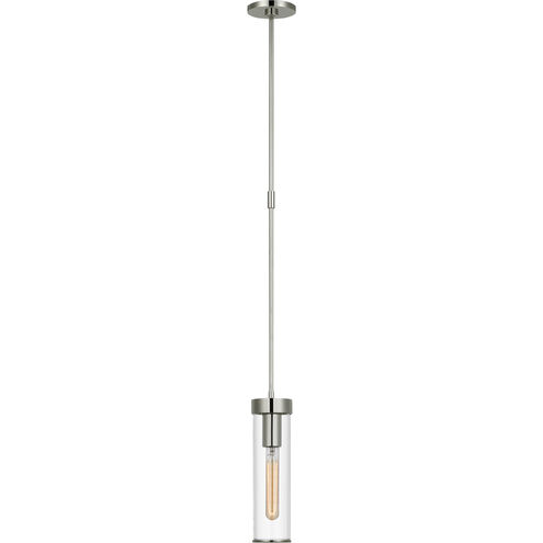 Kelly Wearstler Liaison LED 3.5 inch Polished Nickel Pendant Ceiling Light in Clear Glass
