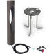 Scoop 120 12.5 watt Bronze Bollard Light in 2700K Warm LED, WAC Landscape