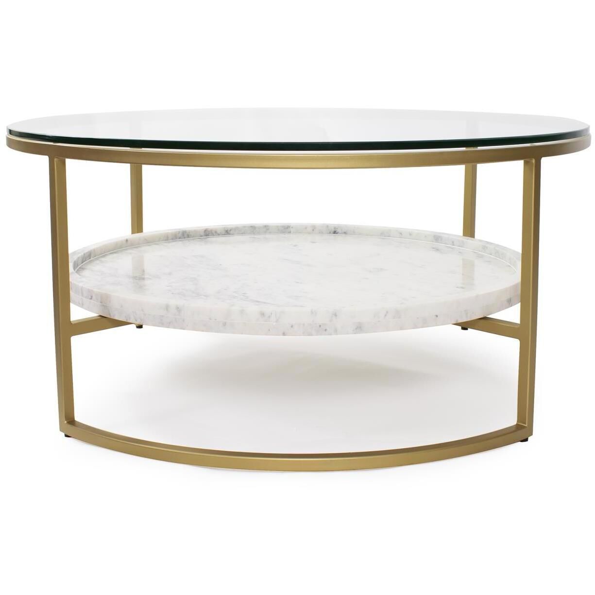 Niccolo 39.38 X 17.75 inch Gold Coffee Table