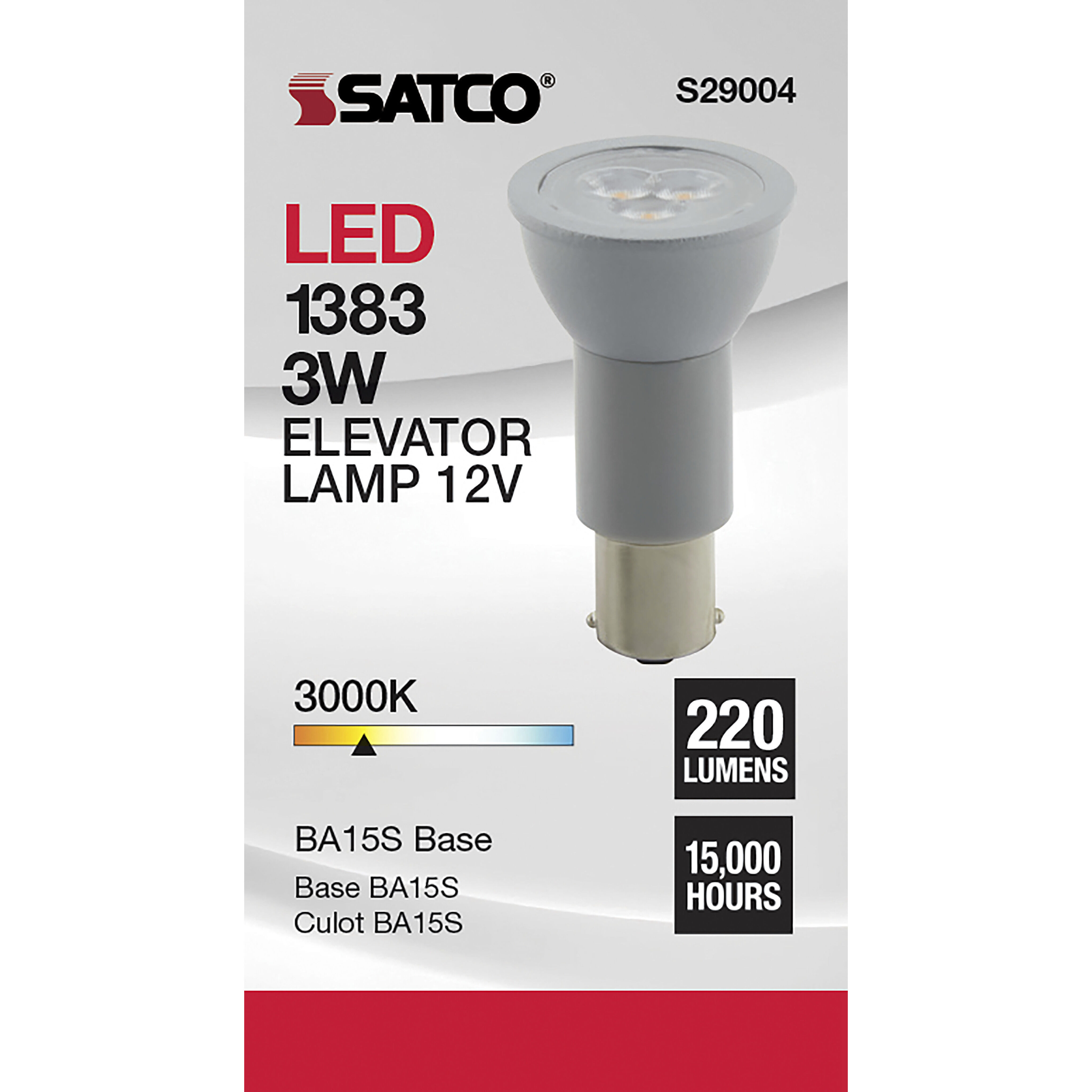 Lumos LED R12 Bayonet Single Contact 3.00 watt 12 3000K Mini and Pin-Based LED