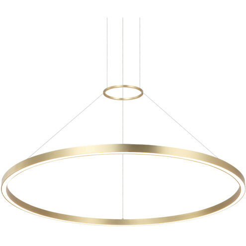 O'Hara LED 40 inch Brushed Gold Chandelier Ceiling Light