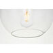 Baxter 1 Light 8 inch Brass Flush Mount Ceiling Light