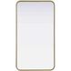 Remy 36 X 20 inch Brass Mirror