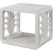 Royal Palm 28 X 24 inch Sandbar Side Table, Wooden, Coastal