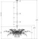 Forest Dawn 8 Light 60.25 inch Textured Silver Chandelier Ceiling Light, Aviva Stanoff Collection