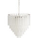Wildwood 9 Light 25 inch Polished Nickel/Frosted Chandelier Ceiling Light