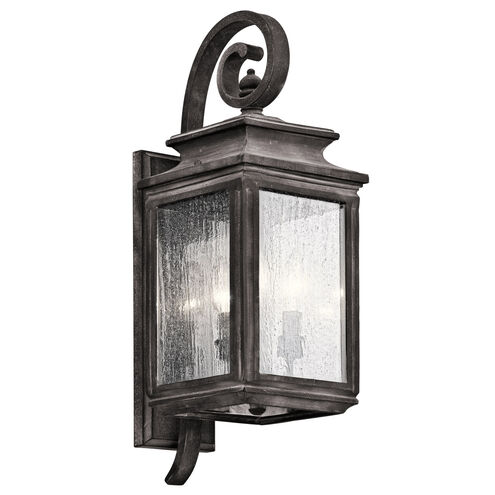 Wiscombe Park 3 Light 7.50 inch Outdoor Wall Light